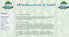 Desktop Screenshot of headwaters-school.org