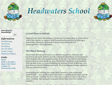 Tablet Screenshot of headwaters-school.org